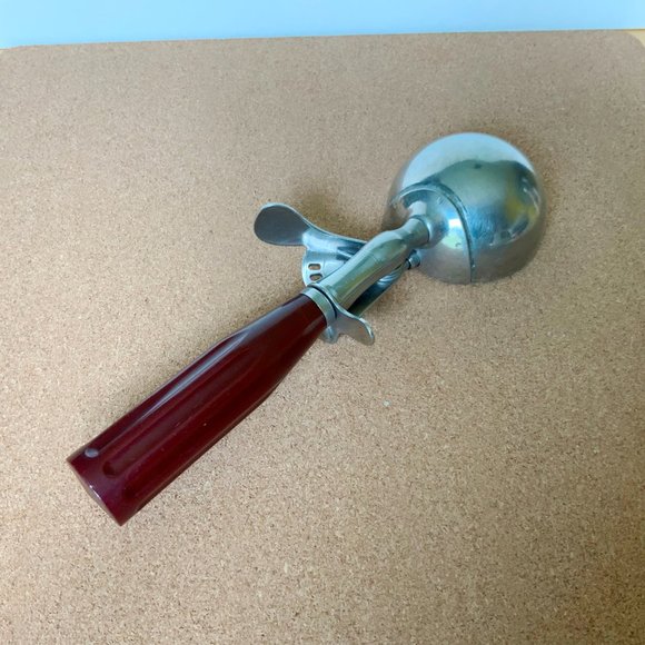 Vintage Shore Craft Ice Cream Scoop Stainless Bakelite Handle - Picture 7 of 16